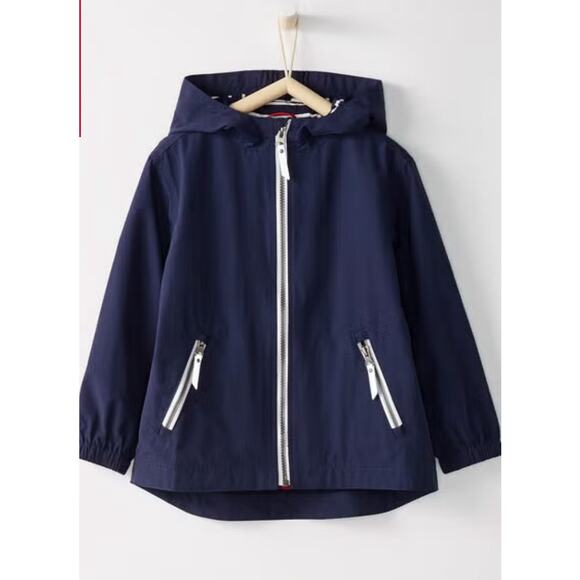 Hanna Andersson toddler Wind At Your Back Anorak jacket blue (size 90) - Picture 1 of 7